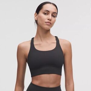 Lululemon Athletica Black Strappy Sports Bra
